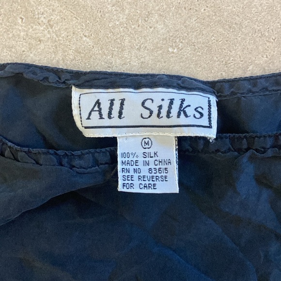 All Silks 100% Silk Shirt - Picture 2 of 4